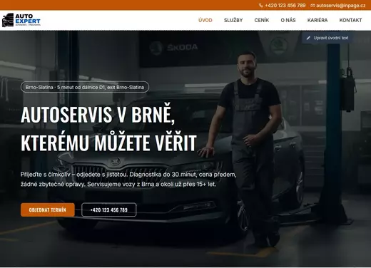 Změna barvy šablony
